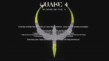 Q4 weapons rip Vol. 5 - Open beta (What