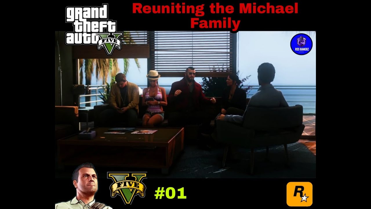 GTA 5 : Reuniting the Michael Family | GTA 5 GamePlay | #01 - YouTube