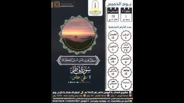 سورة فاطر الآية ١٣ القارئ الشيخ علي جابر رحمه الله