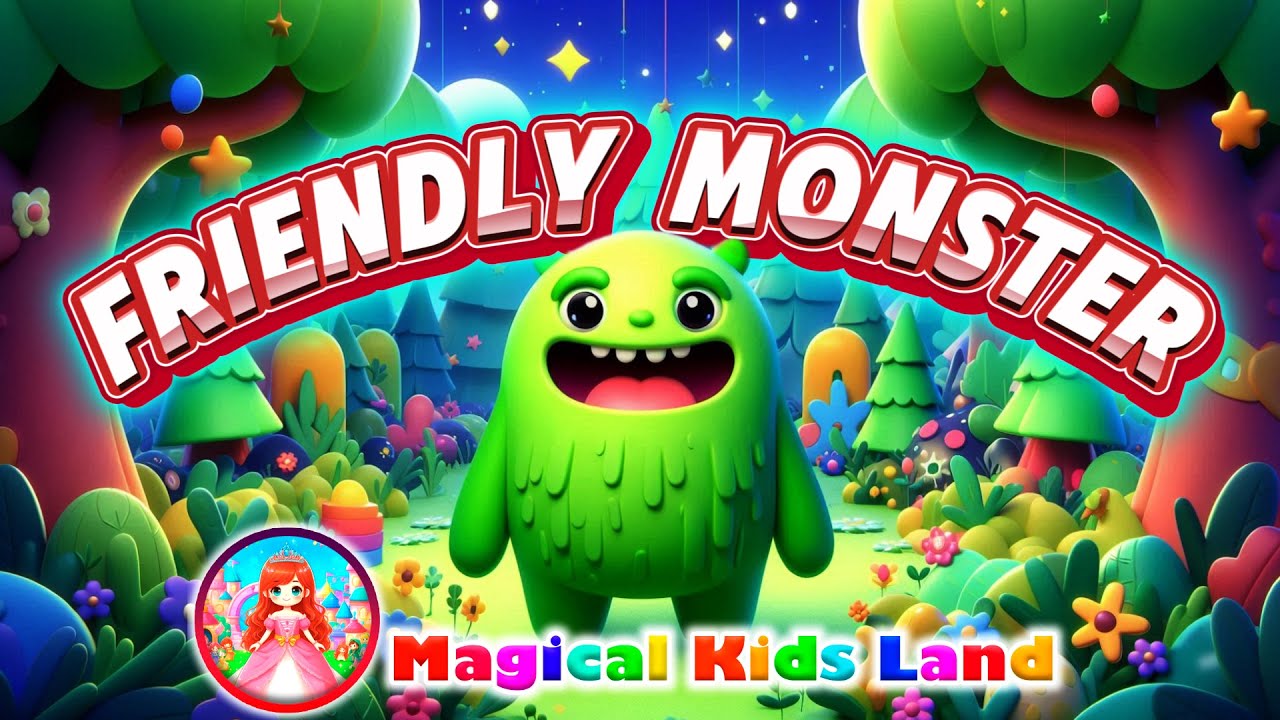 Friendly Monster | Fun & Engaging Nursery Rhyme Song for Kids