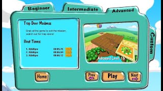 Marble Blast Gold: Advanced Level 16 Gold Time: Trap Door Madness
