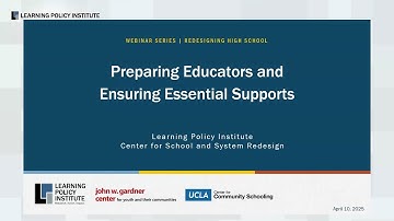 Webinar - Reimagining Education: Preparing Educators and Ensuring Essential Supports