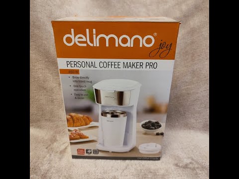 Електрична кавомашина на одну чашку Delimano CM-1439C, видео 1