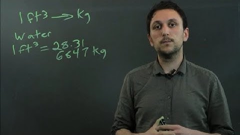 How to Convert Cubic Feet to Kilos : Triangles & Conversions in Math