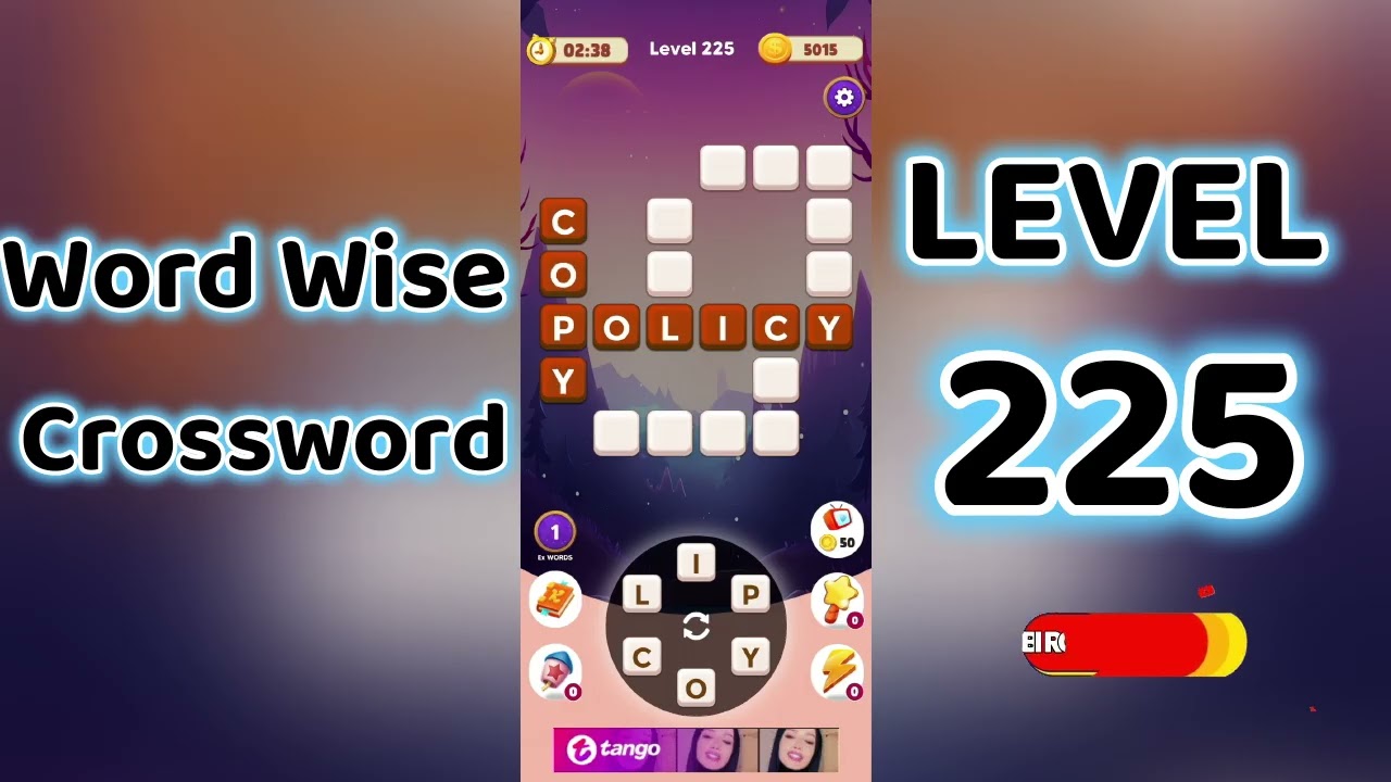 Word Wise Crossword Level 225 🧩 | Smart Crossword Puzzle Walkthrough | Go Answer