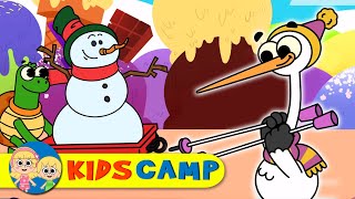 kidscamp winter holidays fun with ice cream song for kids nursery rhymes kids songs