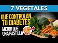 ¡Los 7 Mejores Vegetales para Diabéticos que DEBES Comer! Baja el Azúcar en la Sangre