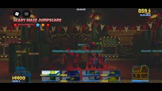 3 star scary maze jumpscare (normal) banhammer route