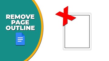 How to remove the page outline in Google Docs