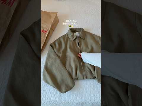 The viral H&M jacket!!!🫒⭐️ links are posted to my LTK🫶🏻