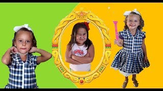 Stella, Valentina e Maria Clara no espelho mágico ( MAGIC MIRROR)