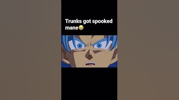 Future Trunks meets Android 18 for the first time in dragon ball super & was spooked #shorts #short