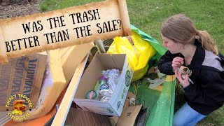 WE TRASH PICKED AT AN ESTATE SALE! Was the trash better than the sale?!?