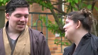 Couples say 'I do', celebrate 'Star Wars' day