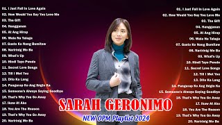 SARAH GERONIMO NEW OPM PLAYLIST 2024 - Sarah Geronimo All Songs  - I JUST FALL IN LOVE AGAIN