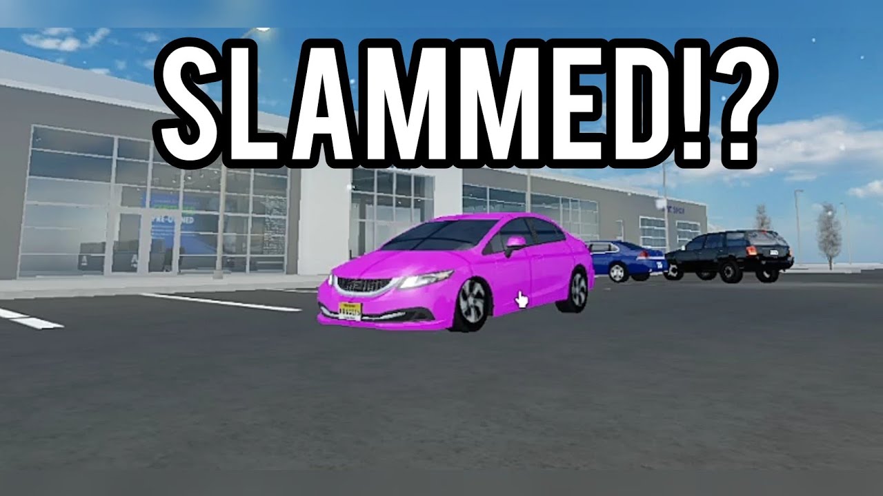 HOW TO SLAM YOUR CAR IN GREENVILLE Roblox Greenville YouTube