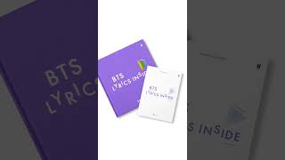BTS LYRICS INSIDE 북 디자인 #bts #bookdesign #그래픽디자인 #로고디자인 #편집디자인