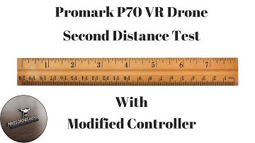 Promark P70 VR Drone - Distance Test with Modified Controller