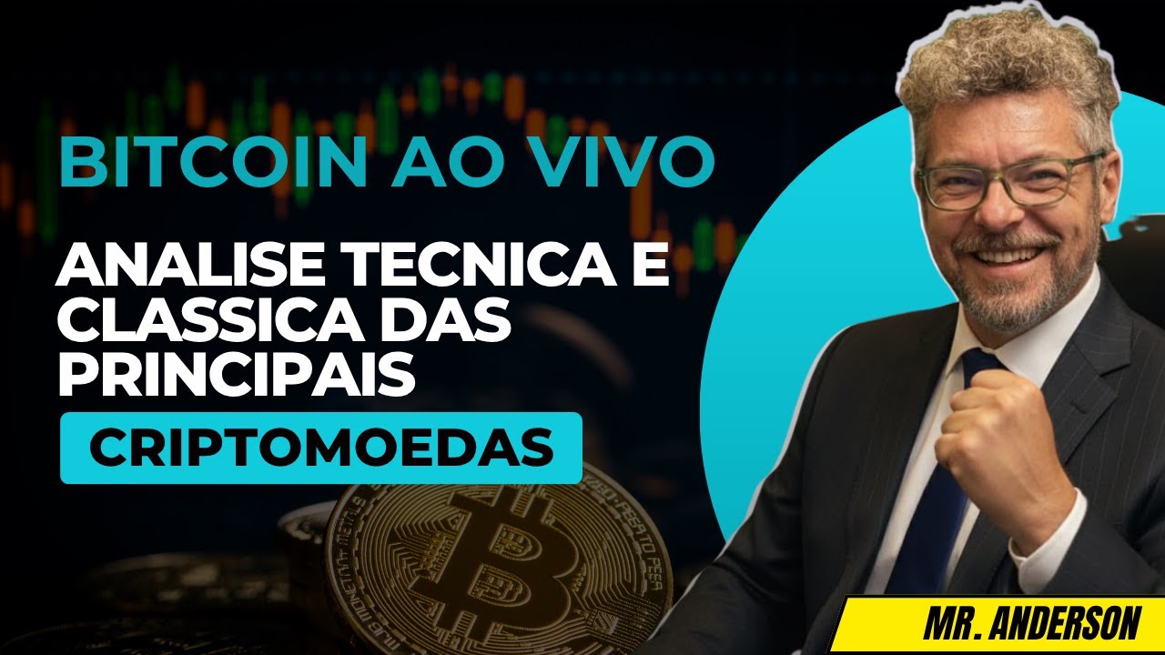 BITCOIN AO VIVO - Análise Técnica e Clássica das principais criptomoedas.  #660 #bitcoin #aovivo
