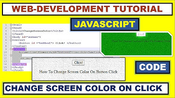 How to change screen color onClick in javascript?~xRay Pixy