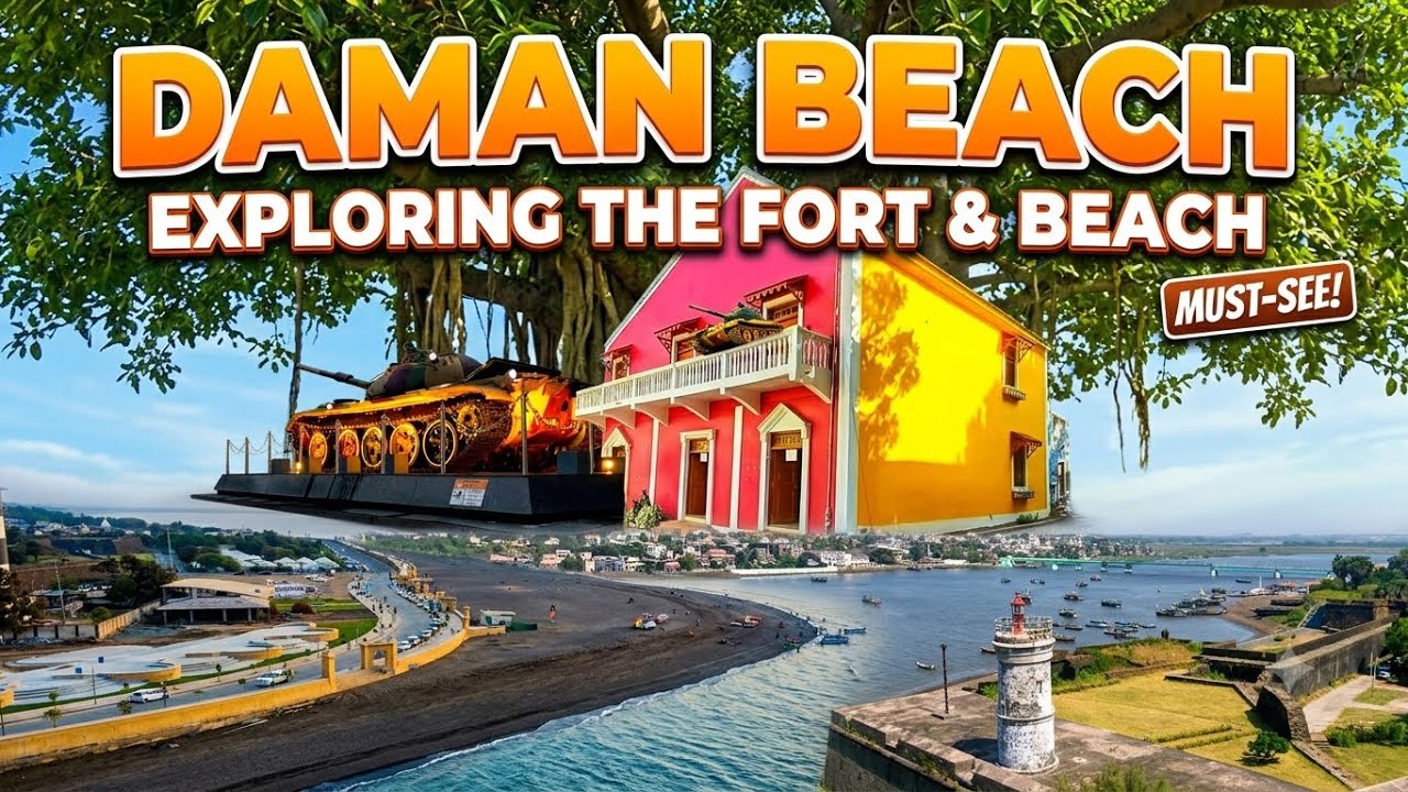 Jampor The Best of Daman: Top 5 Tourist Places Jampor devka beach, - YouTube