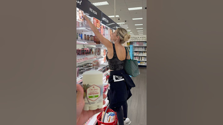 Deodorant magic trick ￼