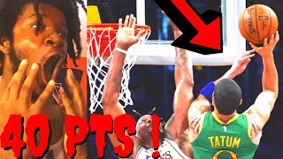 Tatum 40 pts! boston celtics vs los angeles lakers reaction full game
highlights 2020