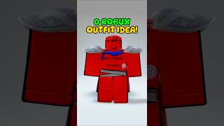 0 Robux Outfit Idea! Part 2 Forsaken Outfit Free Items! #roblox #shorts