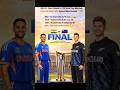 India vs New Zealand Final 😱 History Change Hoga? 🏆 | IND vs NZ | cricket #cricketshorts #trending 📈