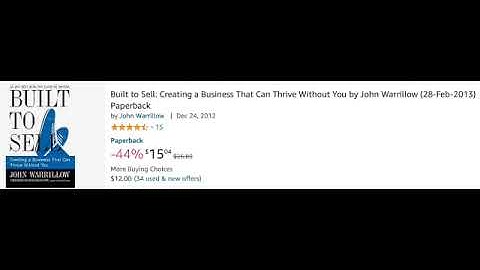 Audio Book - Summary of: Built to Sell by John Warrillow
