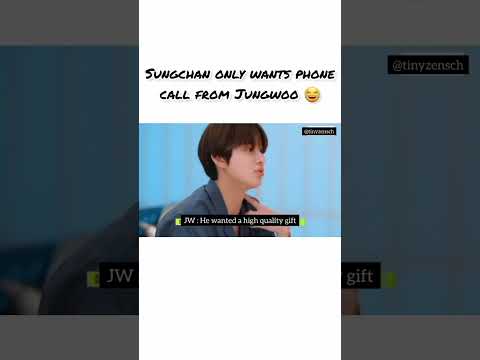 [NCT Universe] Sungchan only wants phone call from Jungwoo 🥰 #sungchan #jungwoo #nctuniverse #nct