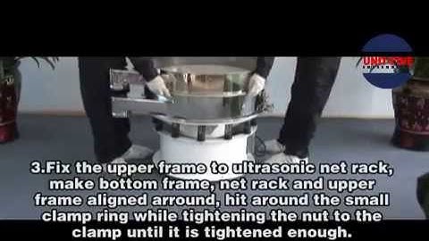 Installation and Debugging Unit Fine Ulatrasonic Vibrating Sieve