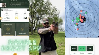 Shooting bullseyes with double shoot app@double_shoot screenshot 1