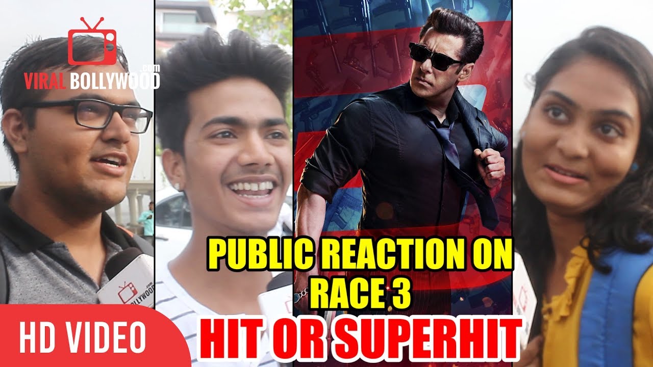 PUBLIC Reaction On Race 3 | Salman Khan | Bobby Deol | Jacqueline Fernandez