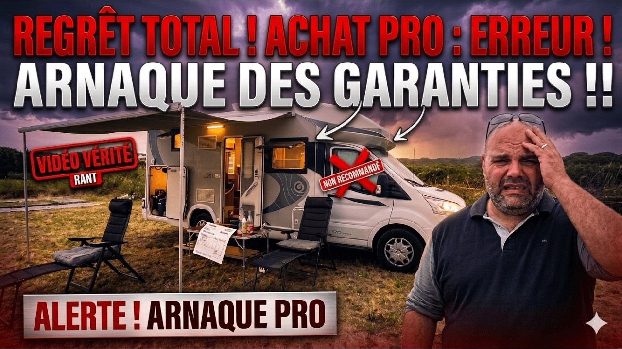 CAMPING-CAR : Le Scandale Des Garanties Pro ! Témoignage En Détresse De Dan Qui Dénonce !