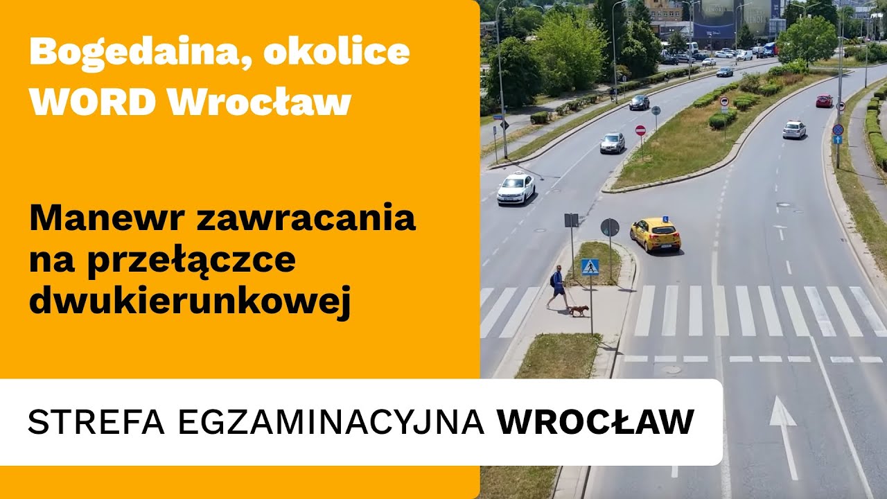 Nauka jazdy - Manewr zawracania na przełączce dwukierunkowej