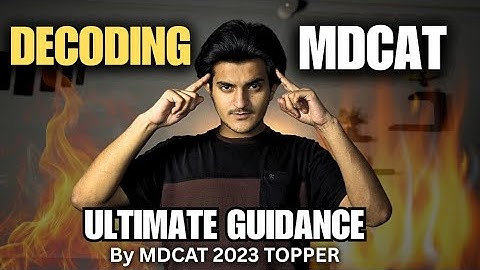 MDCAT Crash Course 2025 | Roadmap to your Dream Medical College | By MDCAT 2023 TOPPER