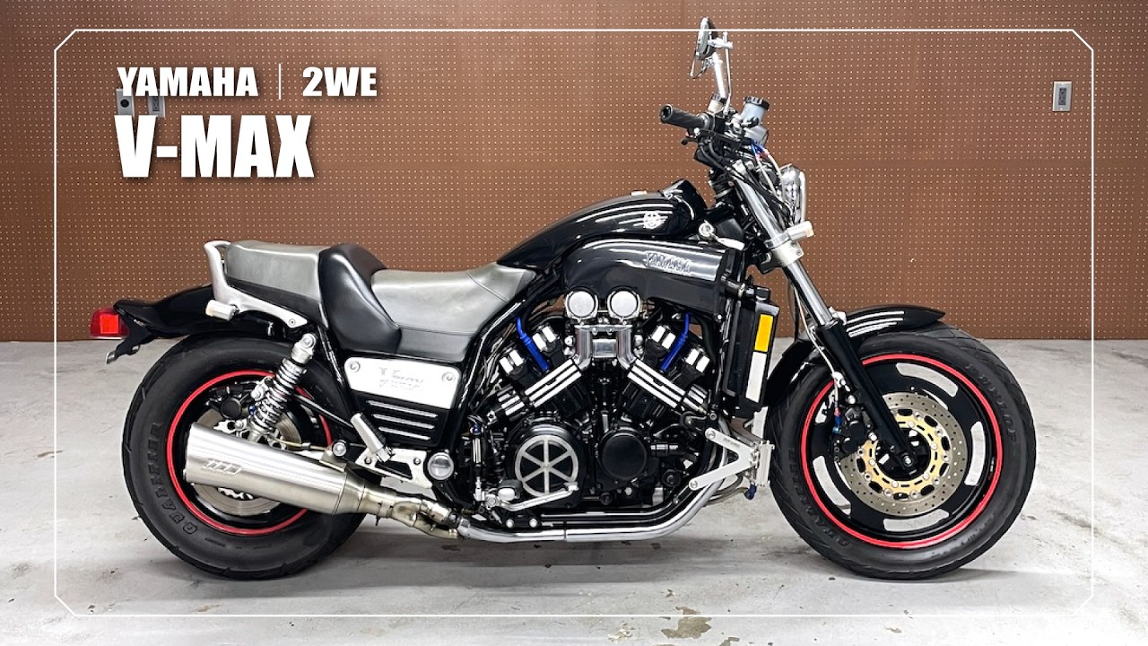 YAMAHA】V-MAX｜2WE｜SUPERTRAPP製マフラー・PLOT製オイルクーラー装備
