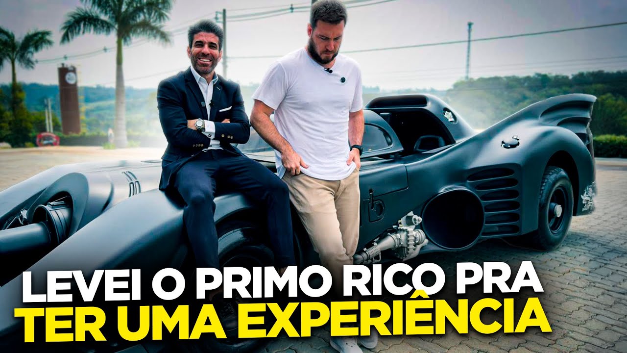 PRIMO RICO ANDANDO EM CARROS DE VERDADE - YouTube