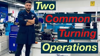 Turning and facing operations on lathe for beginning!!