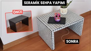 Seramik Mozaik Sehpa Yapımı | DIY Mobilya Yenileme