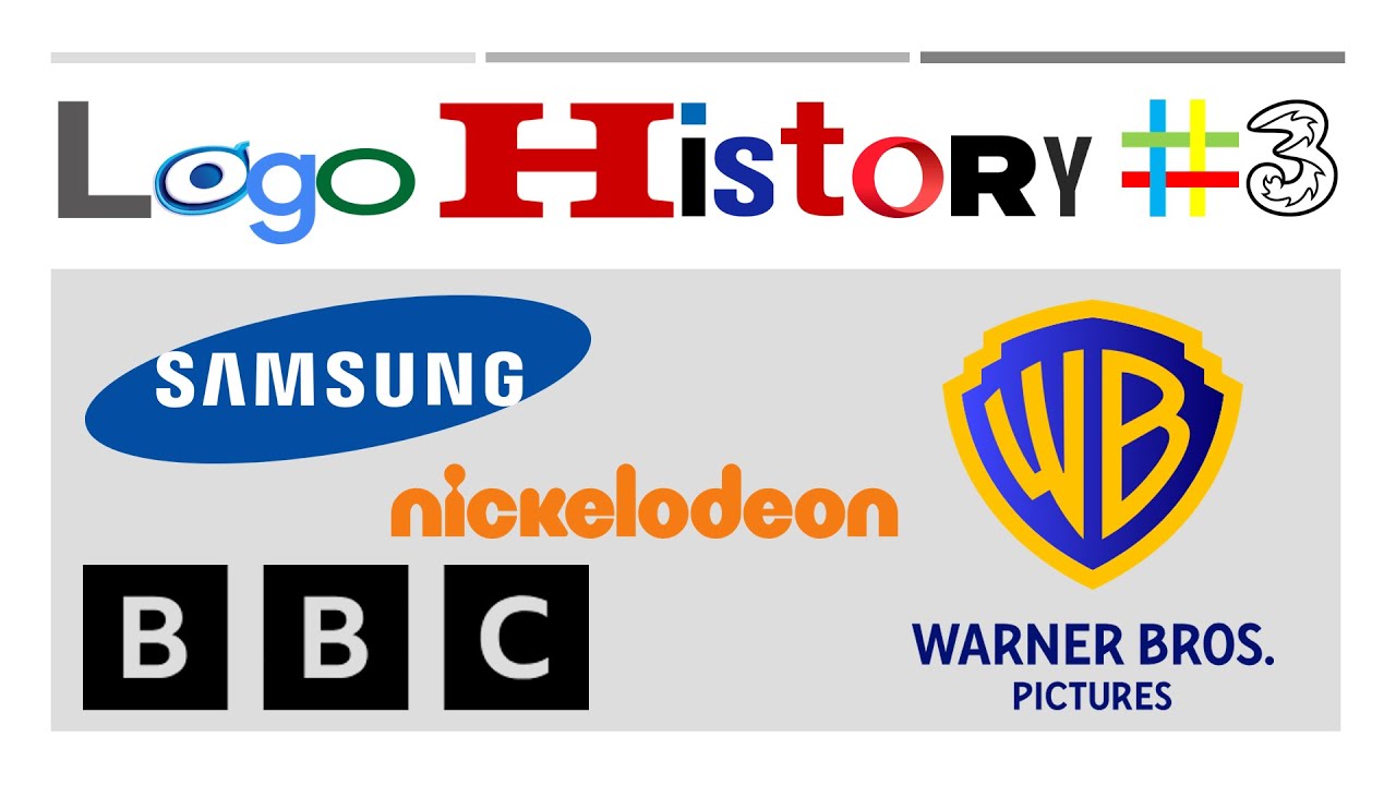 celebrating 1000 episodes of logo history: a journey... Logo History #3: Samsung, Nickelodeon, BBC, and Warner Bros. Pictures ...