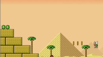 Super Mario Bros. X (SMBX) Custom Level - Daytime Desert 2 {Custom SMA4 music}