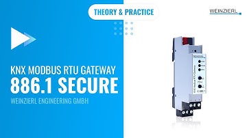 How to connect Modbus & KNX Modbus RTU Gateway 886.1 secure