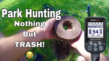 Nothing but TRASH! Using Nokta Makro Simplex Plus running Version 2.78 in Park 1 mode