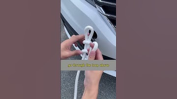The proper way to tie a trailer rope!#car #automotive #driving #outsid