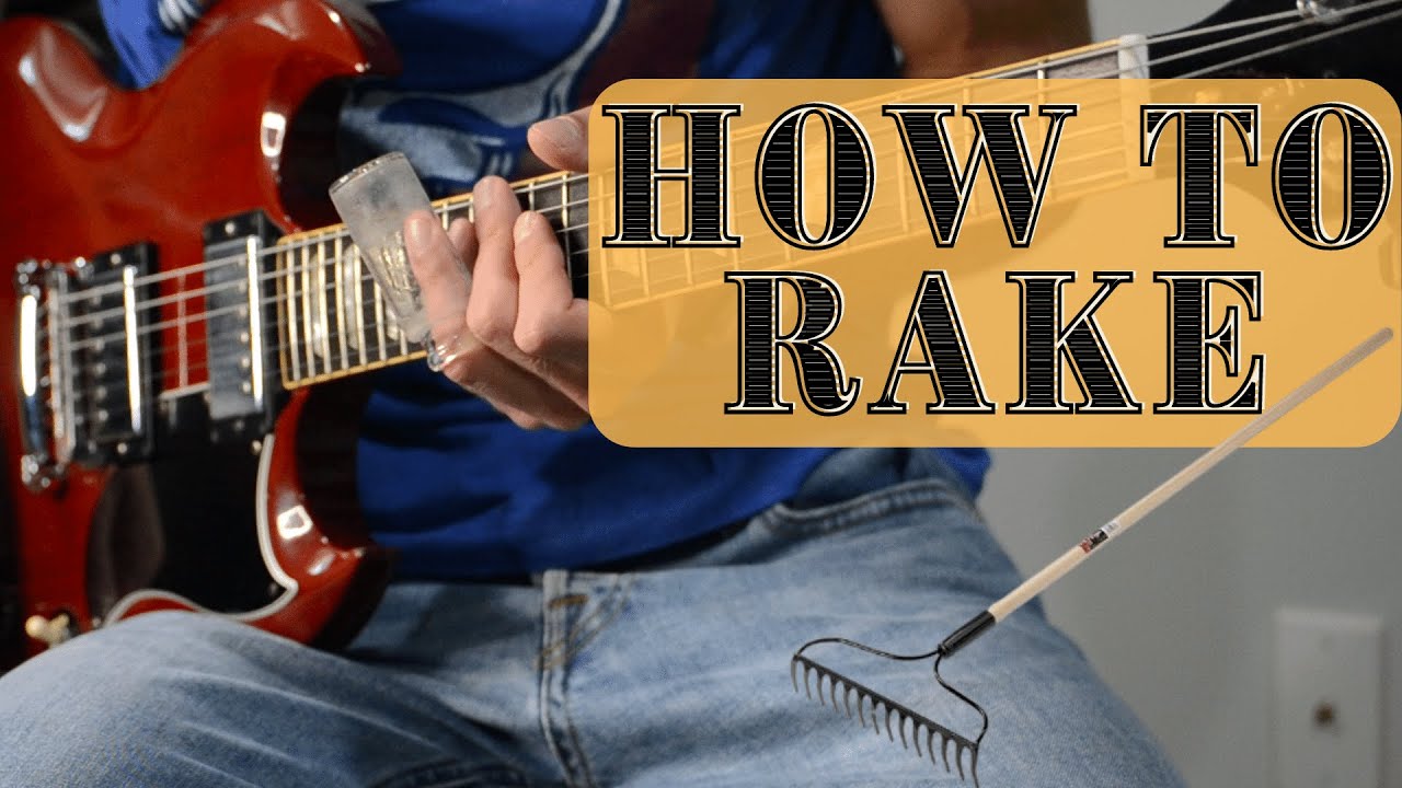 How To Rake Slide Guitar Lesson YouTube