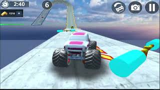 Impossible Monster Truck race (Browser) - Playthrough / Walkthrough / Longplay screenshot 2