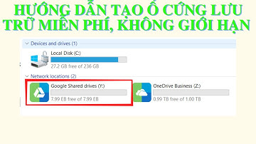 Hướng dẫn tạo ổ lưu trữ dữ liệu online dung lượng lớn với phần mềm Raidrive không giới hạn.