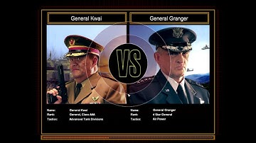 Command & Conquer Shockwave Challenge General Kwai VS General Granger Hard Mode #2